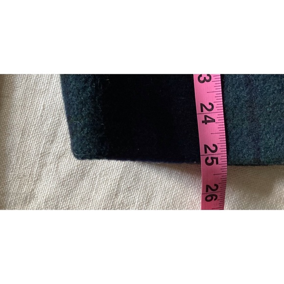 The Gap men glen plaid green navy black wool jacket - Picture 9 of 11